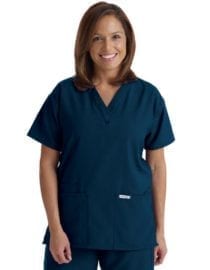 Medline PerforMAX Womens V-Neck Tunic Scrub Top #839