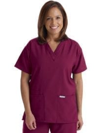 Medline PerforMAX Womens V-Neck Tunic Scrub Top #839