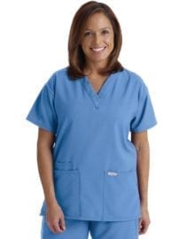Medline PerforMAX Womens V-Neck Tunic Scrub Top #839
