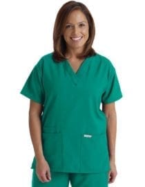 Medline PerforMAX Womens V-Neck Tunic Scrub Top #839