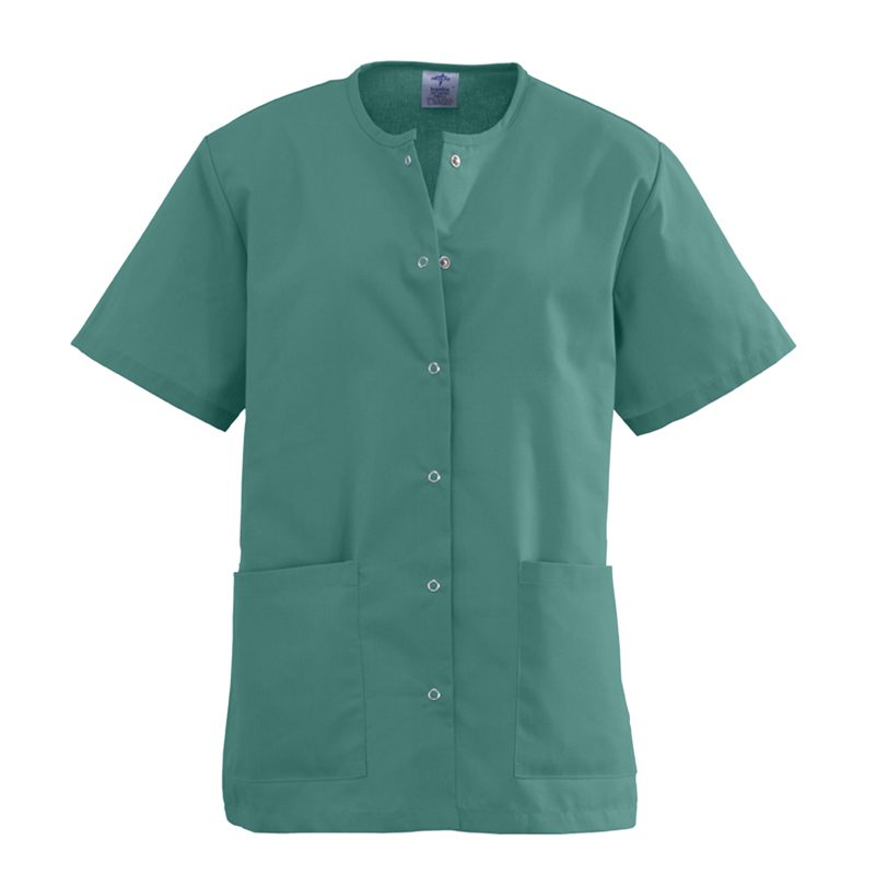 Snap Front Scrub Top