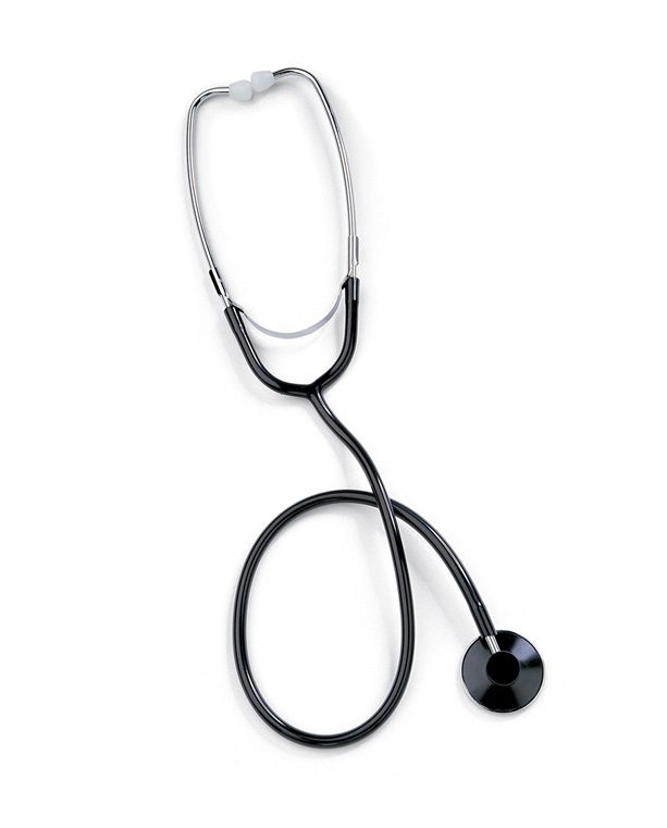 Black Single-Head Stethoscope